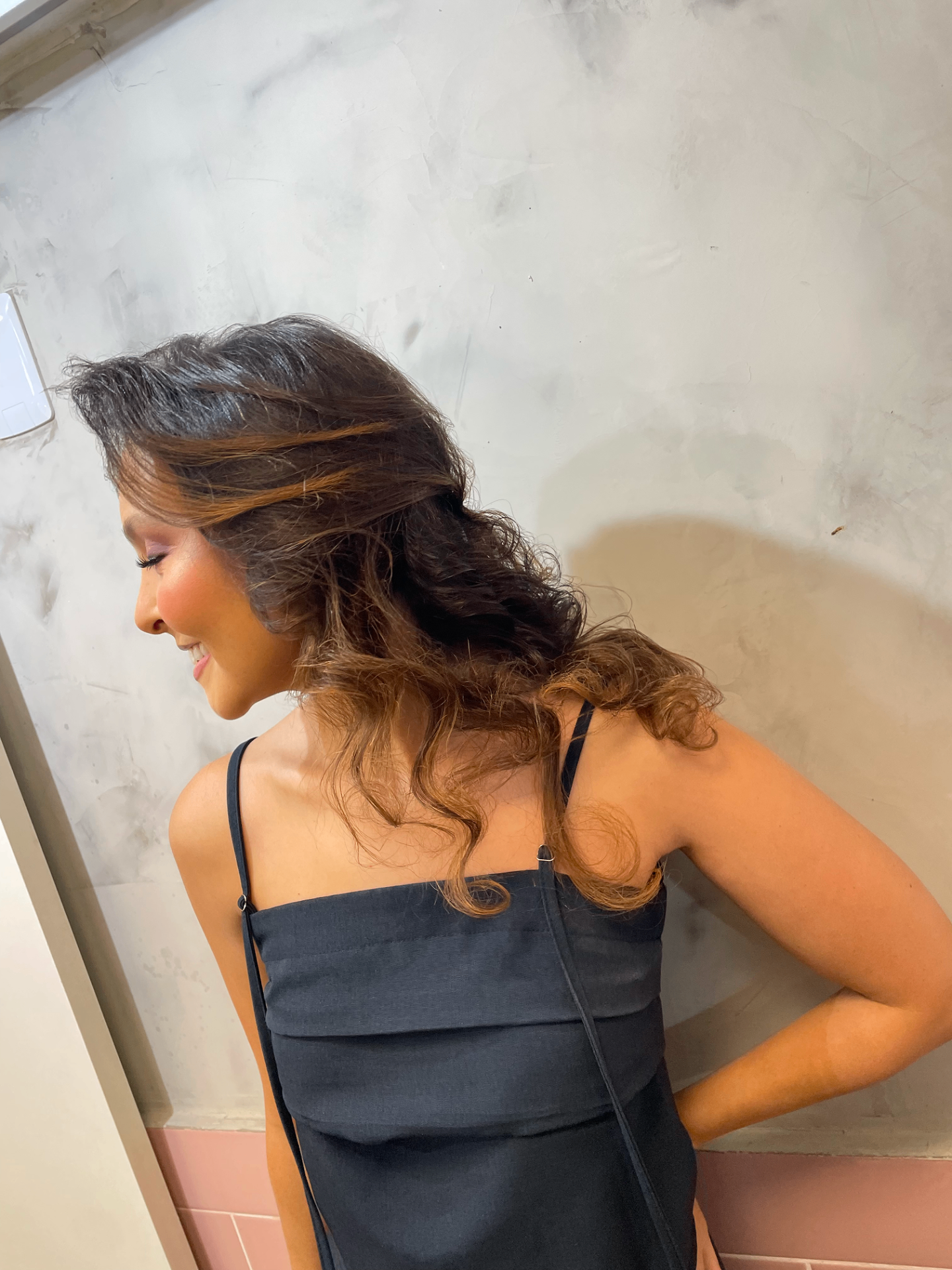 Cabelo com brilho e movimento